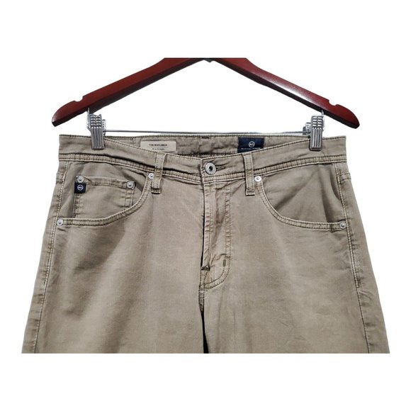 AG Adriano Goldschmied The Matchbox Jeans Slim Straight Brown Tan Men's Sz 31 - Picture 3 of 14